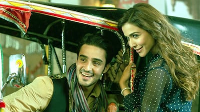 Sikander Rizvia and Humaima Malick in Dekh Magar Pyaar Say. Courtesy HKC Entertainment