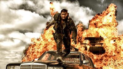 Tom Hardy as Mad Max in Mad Max: Fury Road, 2015, Courtesy Village Roadshow Pictures