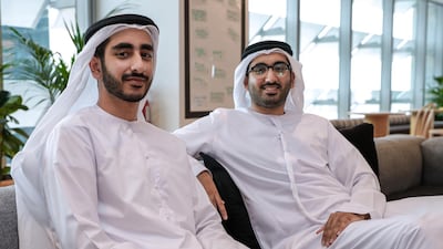 (L-R) Humaid and Omar Alzaabi, co-founders of Housecall, believe home visits and preventative medicine are the future of health care. Victor Besa/The National