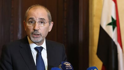 Jordanian Foreign Minister Ayman Safadi was in Turkey on Tuesday. AFP