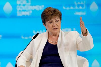 Kristalina Georgieva, managing director of the International Monetary Fund, said she knew how devastating a cold war is. Ebrahim Noroozi / AP Photo