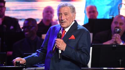 American singer Tony Bennett is a 70-year veteran of giving performances on stage
