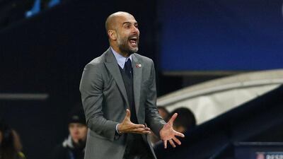Pep Guardiola saw his Manchester City side fight back from a goal down to beat Barcelona 3-1 on Tuesday night. Jason Cairnduff / Reuters