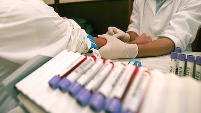 Thalassaemia is a genetic disease. Of the patients that visited the DHA centre last year, 70 per cent were adults and 30 per cent were children. Paulo Vecina / The National