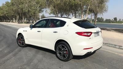 The Maserati Levante S in Abu Dhabi. Adam Workman / The National