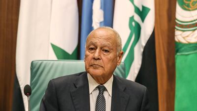 Arab League secretary general Ahmed Aboul Gheit says the organisation is necessary to ensure regional security. AFP