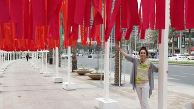 “Dubai, I think, is sky colours, earth colours and water colours,” Moureaux says. Pawan Singh / The National