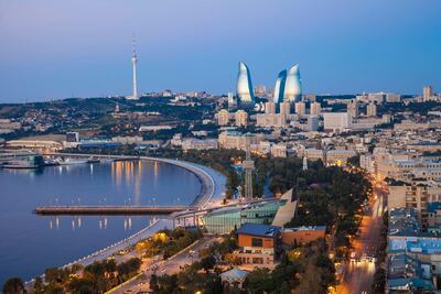 Baku is known for its at times fascinating architecture and East-meets-West vibe. Getty Images