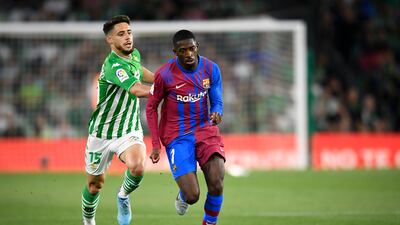 Ousmane Dembele – 8. Xavi was insisting that his players get the ball to Dembele since he’s so creative. Took on his men, delivered crosses. Still inconsistent within games, but hugely exciting. AP