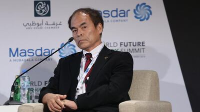 Dr Shuji Nakamura, winner of the 2014 Nobel Prize for Physics, fought a successful legal battle against his former company in Japan over patent rights and brought about a change in the way corporations rewarded scientific inventions. Delores Johnson / The National