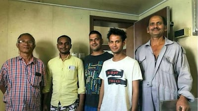 The crew of the abandoned merchant tanker Mt Iba spent four years stranded in the Gulf. NayWin