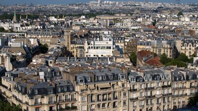 Residential and commercial buildings in Paris. Annual sales of heat pumps in the EU could rise to seven million by 2030, up from two million in 2021, the International Energy Agency said. Bloomberg