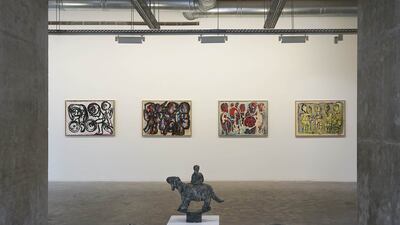 Part of Fadi Yazigi's No Title exhibition at Galerie Tanit. Fadi Yazig / Galerie Tanit Beyrouth/Munich