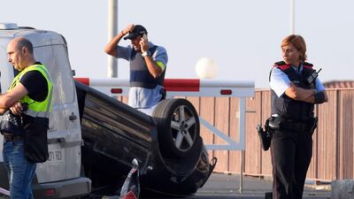 Six people were hurt in the Cambrils attack. Lluis Gene / AFP Photo