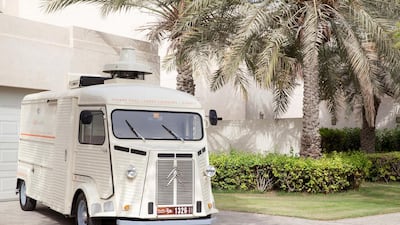 Ghaf Kitchen has restored a 1962 Citroen as a food truck but Dubai laws prevent it from selling food from it.