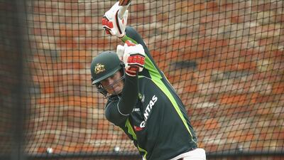 Australia's Steve Smith shown in a nets session in England in August. Ryan Pierse / Getty Images / August 13, 2015