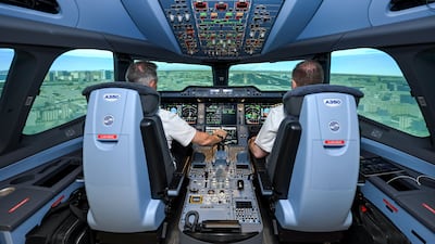 The airline has so far trained about 30 pilots and 820 cabin crew members on the Airbus A350. Photo: Emirates