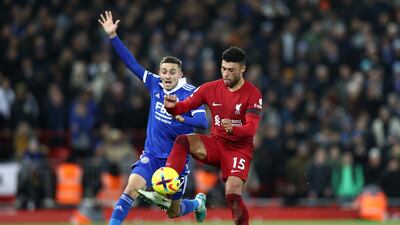 Timothy Castagne 5 - Presented too much space to Liverpool’s left-backs and was sometimes slow to close down the cross. Getty Images