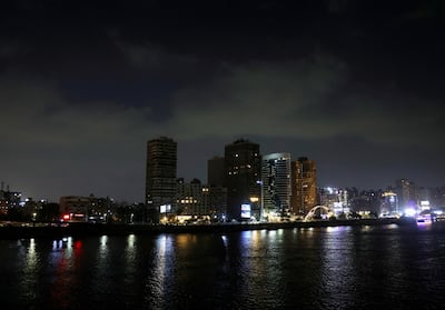 A night-time view of Cairo and the Nile. Reuters