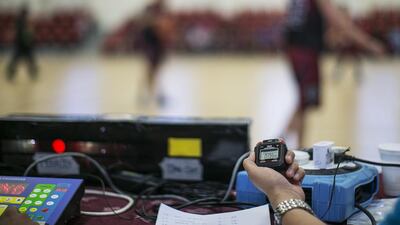 Hooks and Hoops League: UAE Dragons vs Team Tropa, the final score was 67-64 after overtime. Mona Al Marzooqi / The National