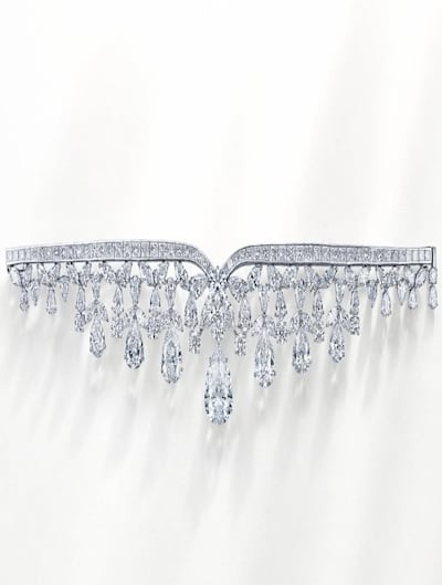 The Majestic bracelet is part of a set totaling 274 carats of diamonds. Photo: Mouawad