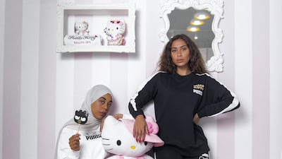 The Puma x Hello Kitty range dropped in the UAE on Hello Kitty's birthday, on November 1. Photo: Reem Mohammed / The National