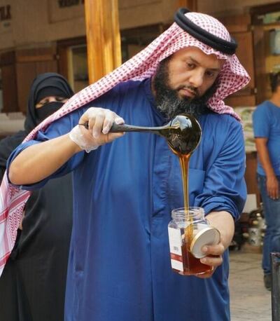 Riath Hamed, founder of Balquees Honey