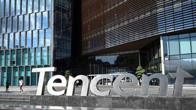 Tencent's Hunyuan is now open to enterprises in China for testing and building apps through its cloud platform. AFP