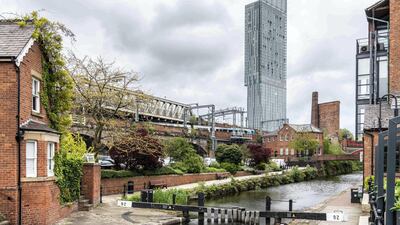 A view of the Rochdale Canal. Darren Robinson for The National