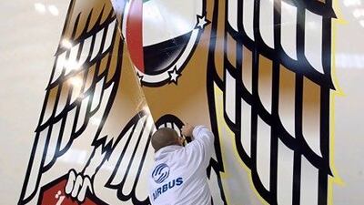 The Etihad livery is applied to an Airbus A330-300. Etihad cancelled orders for the plane maker's newer A350-1000 aircraft. Gilles Bouquillon for The National