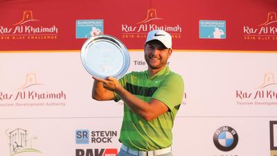 A dramatic late surge on the back nine gave Jordan Smith a second European Challenge Tour win of the year at the Ras Al Khaimah Golf Challenge on Saturday. Photo Courtesy / WSP / October 29, 2016
