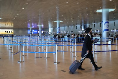 A quiet area at Ben Gurion. EPA
