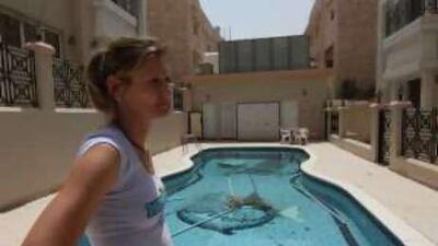 Zelda van Rooyen decided to leave her villa after the explosion that injured four children.