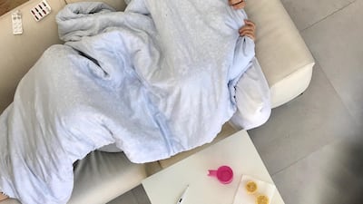 Getting back to the gym after a bout of flu was challenging. Getty Images