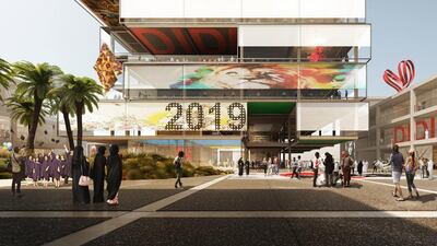 A rendering of The Dubai Institute of Design and Innovation. Courtesy Dubai Government Media Office