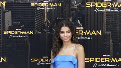 Zendaya, in Jonathan Simkhai, attends a Spider-Man: Homecoming photo call at the Villamagna Hotel on June 14, 2017 in Madrid, Spain. Getty Images