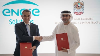 Engie Solutions and the UAE Ministry of Energy and Infrastructure will jointly develop "technical co-operation” on clean energy projects. Photo: Engie Solutions