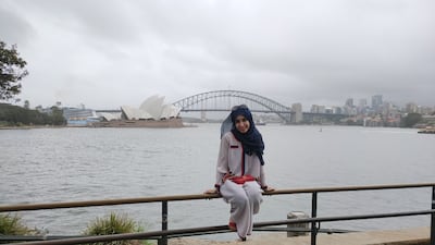 Sydney, Australia, was the last stop in the Emirati's record-breaking trip.