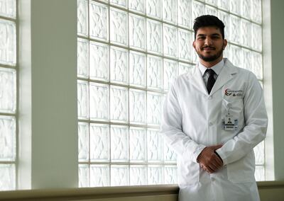 Omar Midani took part in a University of Sharjah study that calls for greater training in basic first aid. Khushnum Bhandari / The National