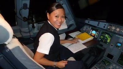 Always ready for a challenge, Suzanna Seng went from being a cabin crew member to a pilot within a decade at Etihad Airways. Courtesy Etihad