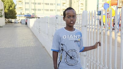 Faisal is going blind and requires a cornea transplant but his family cannot afford the procedure. Sarah Dea / The National