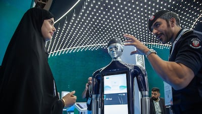 Abu Dhabi Customs shows off its robot technology at Gitex