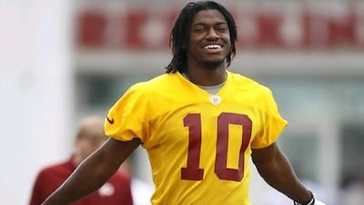 Robert Griffin III said he was anxious and maybe even a little nervous for the mini-camps and OTAs to start.