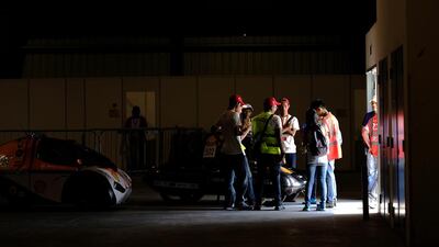 The Sapuangin XI evo 1, a diesel UrbanConcept vehicle racing for team ITS Team 2 from Institut Teknologi Sepuluh Nopember in Indonesia prepares to enter the track. Mindy Tan for Shell