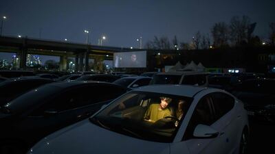 People have gone to the drive-in cinema looking for some 'culture'. AFP