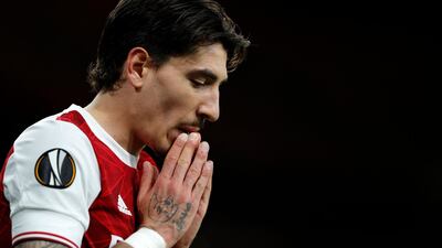 Hector Bellerin 7 - Frequent runs up the flank helped Arsenal advance up the field and the right-back looked to have assisted the opening goal before Aubameyang headed against the post. AFP