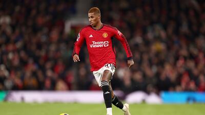 Better. Shot on target early then, then well wide on 44. Set up Garnacho on 49 when he might have been better going it alone. Then did it for real. Brought down by Martinez as he chased a ball down. Getty Images