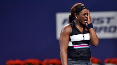 Sloane Stephens saw her Miami Open title defence ended in the third round by Tatjana Maria. AP Photo