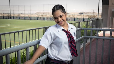 Dubai school pupil Amanda Dsilva is pursuing her passion for modelling. Antonie Robertson / The National