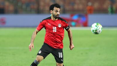 Mohamed Salah of Egypt in action during the Africa Cup of Nations (AFCON) qualifying soccer match between Egypt and Guinea in Cairo, Egypt. EPA
